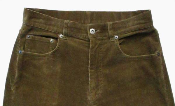 * men's a.v.v homme Homme winter corduroy casual pants Brown tea 79