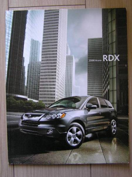 2008　Acura　RDX　US★北米版カタログ_画像1