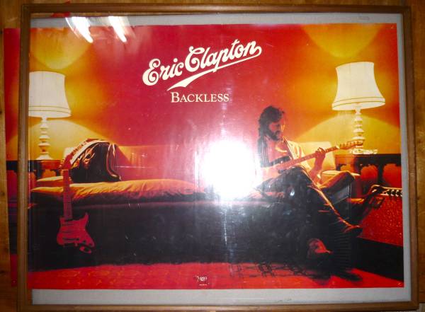 ポスター　Eric Clapton　Backless　エリッククラプトン_画像2