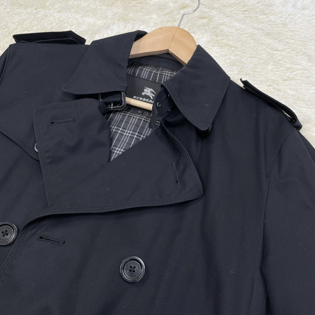 BURBERRY BLACK LABEL】大人の冬春コーデ◎トレンチコート ノバ BURBERRY BLACK LABEL】大人の冬春コーデ◎トレンチコート ノバ