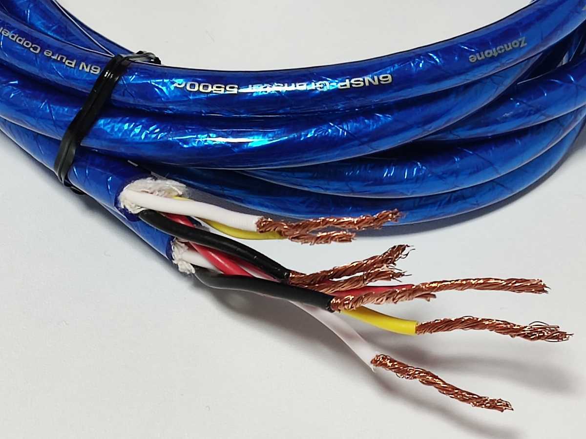 Zonotone 6NSP-Granster 5500α スピーカーケーブル 約2.0m ペア