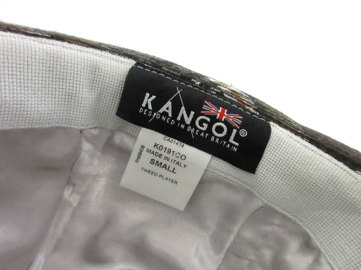 カンゴール KANGOL チェック柄 ハット 帽子 SMALL 北4452_画像7