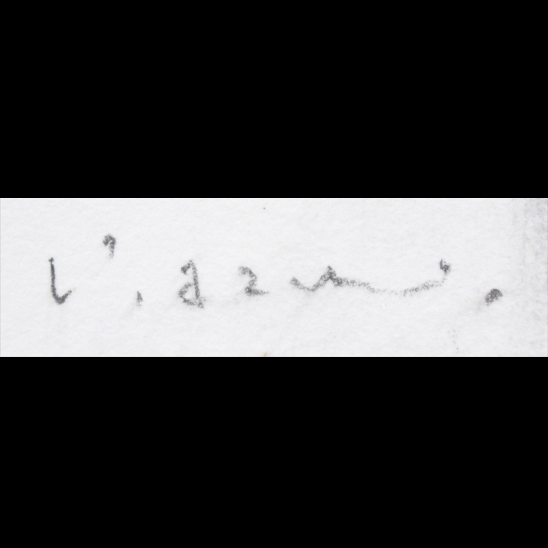 【TAKIYA】洋画家 木原和敏『 たたずむ 』サイン 共シール 肉筆 素描 デッサン 美人画 リアリズム 鉛筆 額装 本物保証_画像3