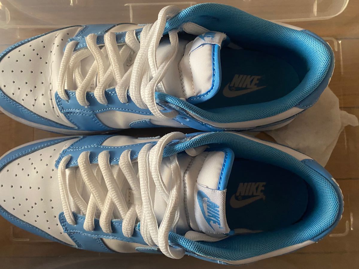 NIKE dunk low university blue UNC ダンク　水色 RETRO ナイキ　AIR JORDAN