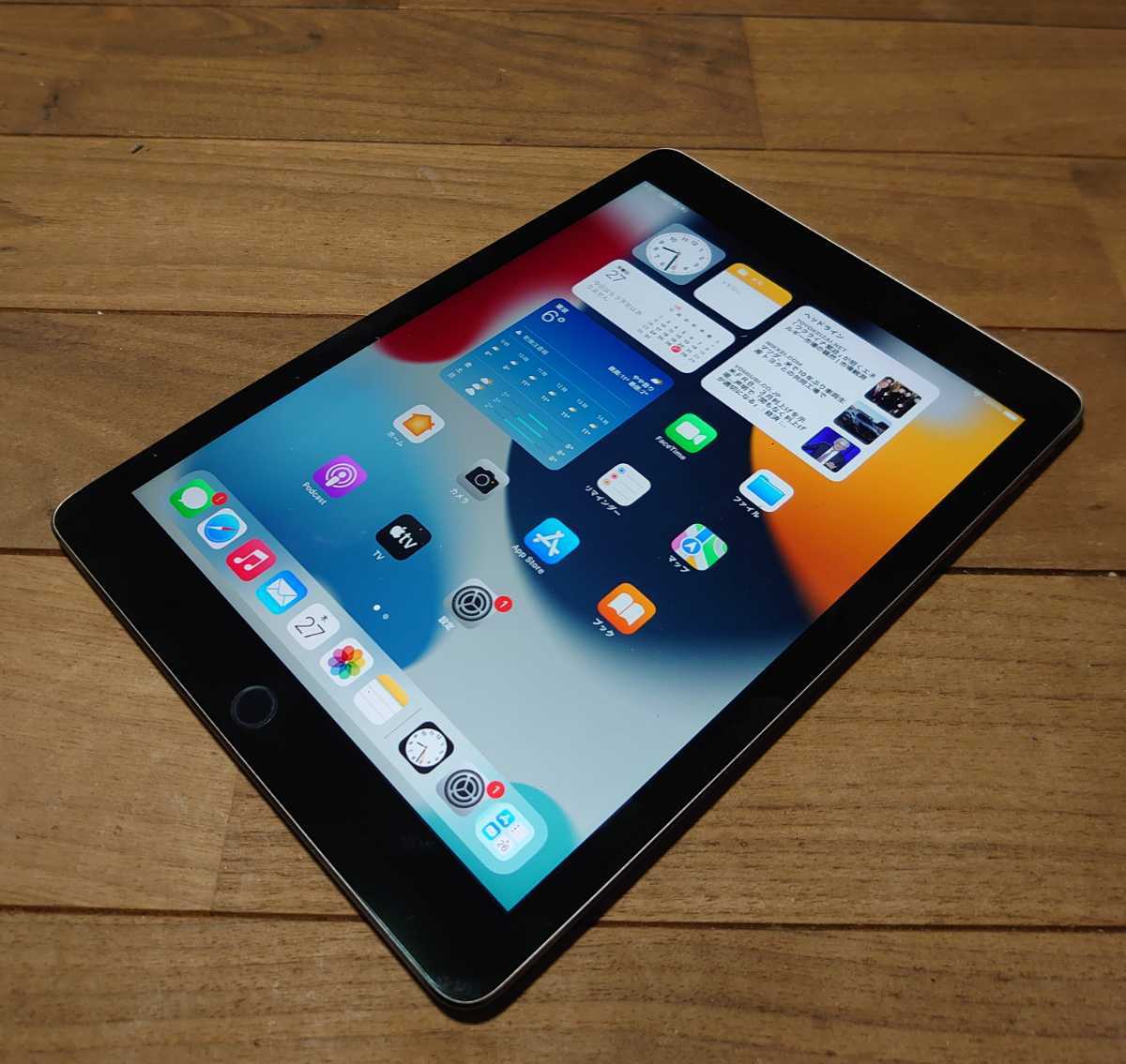 iPad Air2(A1566)本体16GBグレイWi-Fiモデル完動品動作確認済み1円スタート送料無料