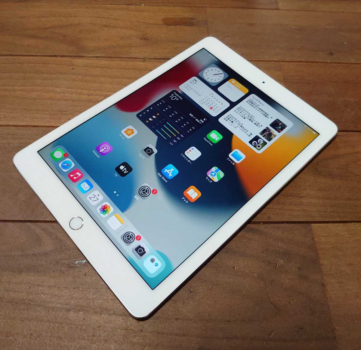 iPad Air2(A1566)本体16GBシルバーWi-Fiモデル完動品動作確認済み1円