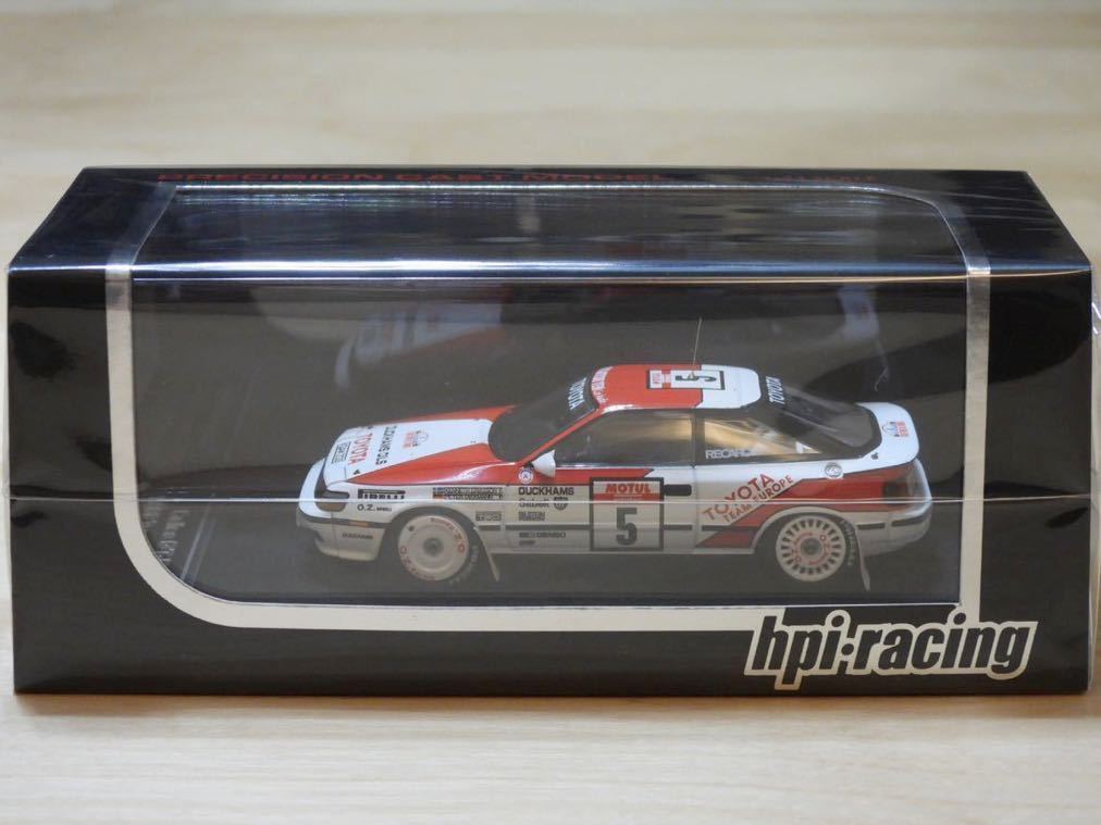 【新品：未開封】hpi 1/43 トヨタ セリカ GT-Four No.5 1988年 ツール・ド・コルス 6位 [ST165] 8083