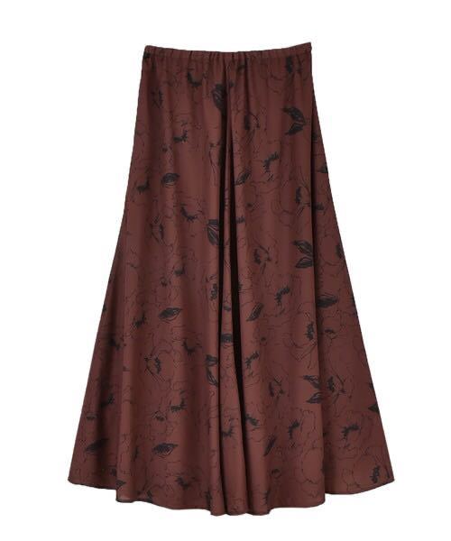 【楽天カード分割】 新品タグ 未着 OUTERSUNSET アウターサンセット flower print long skirt サイズS