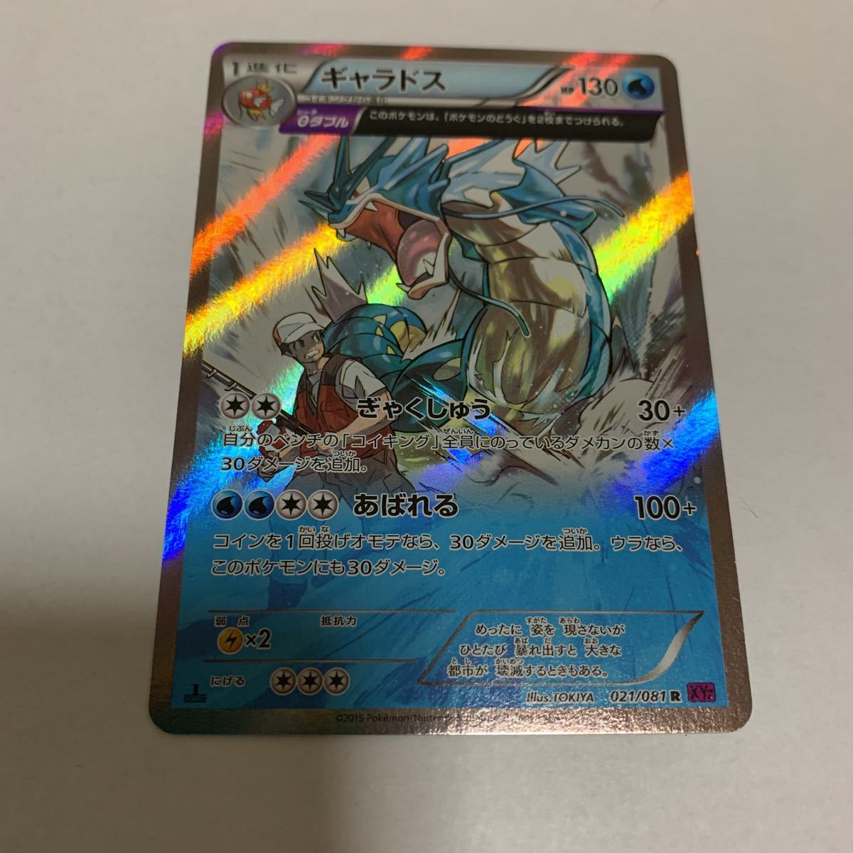 ダークギャラドス 2021 25周年記念カード Yahoo!オークション - ポケモンカード ギャラドス 021/081 R XY7