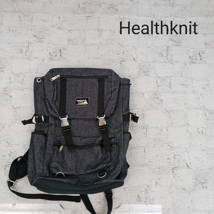 Healthknit 15周年記念イベントが ヘルスニット デニムバックパック 買い誠実 W7674 リュック 20L