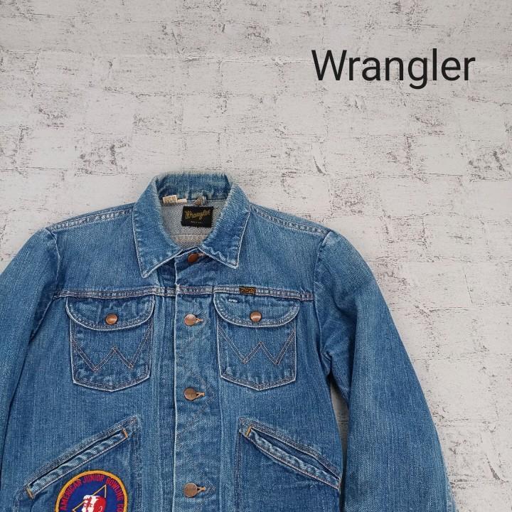 【現金特価】 Wrangler ラングラー 80’s デニムジャケット USA製 W7699 ジージャン 【現金特価】 Wrangler ラングラー 80’s デニムジャケット USA製 W7699 ジージャン