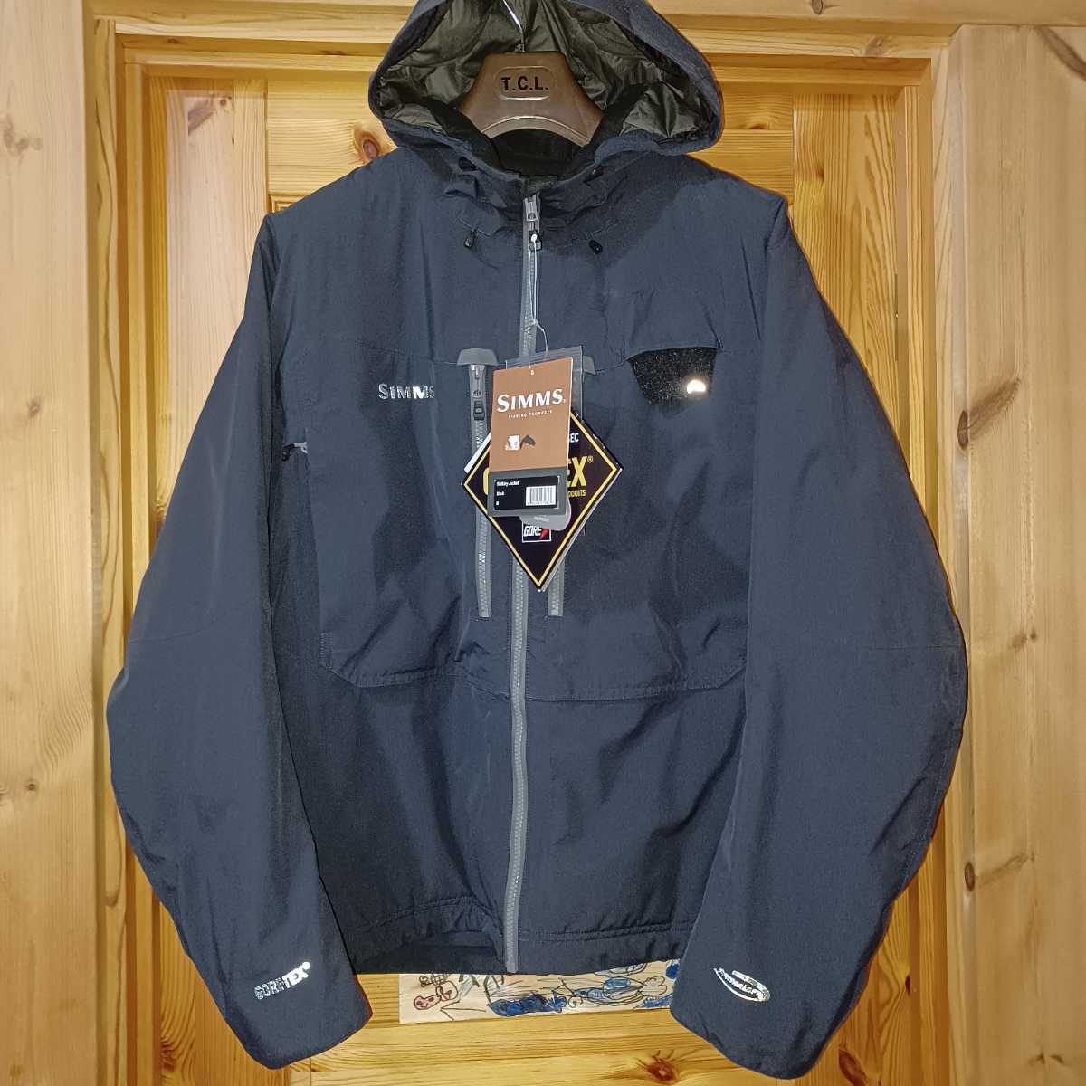 SIMMS シムス GORE-TEX JACKET - BLACK バルクレイ 防寒ウェーディング ジャケット US-M 美品