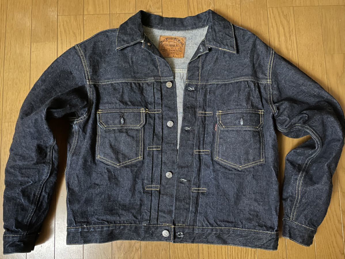 ONE PIECE OF ROCK ワンピースオブロック 407XX M-54 デニムジャケット 46 2nd セカンド ハギ入り ショップ激安 ONE PIECE デニムジャケット ワンピースオブロック ROCK OF Gジャン/デニムジャケット