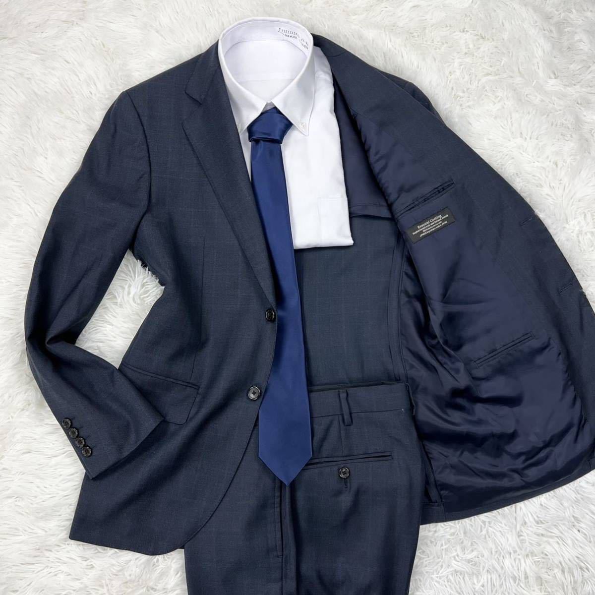 391 新品◇ジェイプレス CORDURA ピンチェック スーツ ビジネス A6-