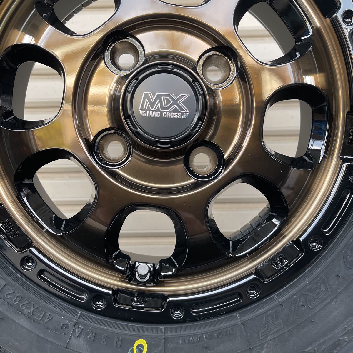 店舗 4J+43 6PR トーヨー 軽バン 4H-100 マッドクロス 145R12 4本セット 店舗 4J+43 6PR トーヨー 軽バン 4H-100 マッドクロス 145R12 4本セット