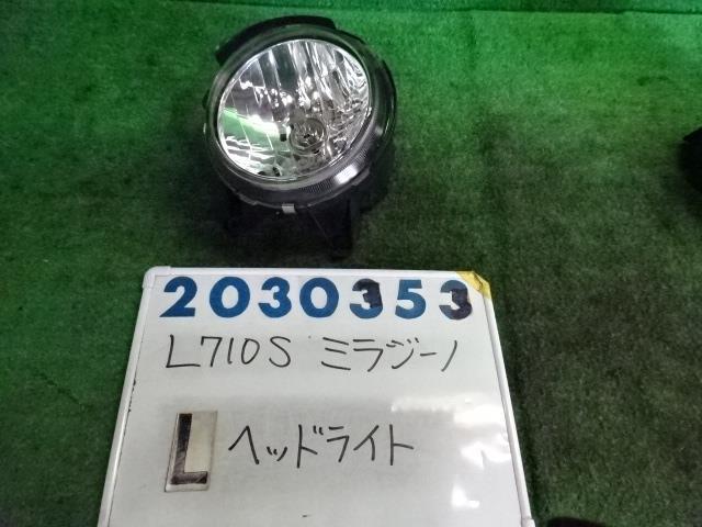 ミラジーノ TA-L710S 左 ヘッド ランプ ライト ASSY 660 ジーノ S07 シルバーメタリック 200353_画像1