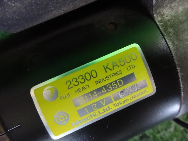 サンバー V-KV4 セルモーター スターターモーター 660 DIASIIスーパーチャージャー 031 ポーラホワイト/クオーツシルバー 200658の画像3