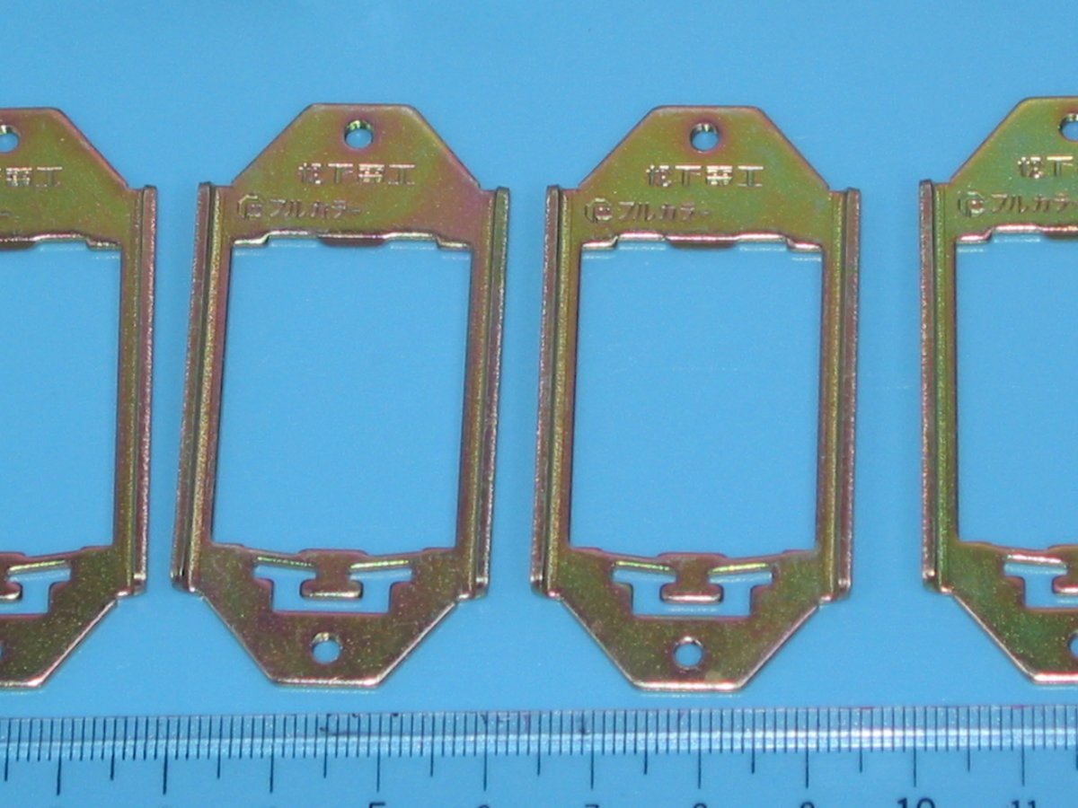 Panasonic 松下電工のフルカラー小型取付枠(タップ) WZ6371 1セット(5個)（長期保管品）_画像3