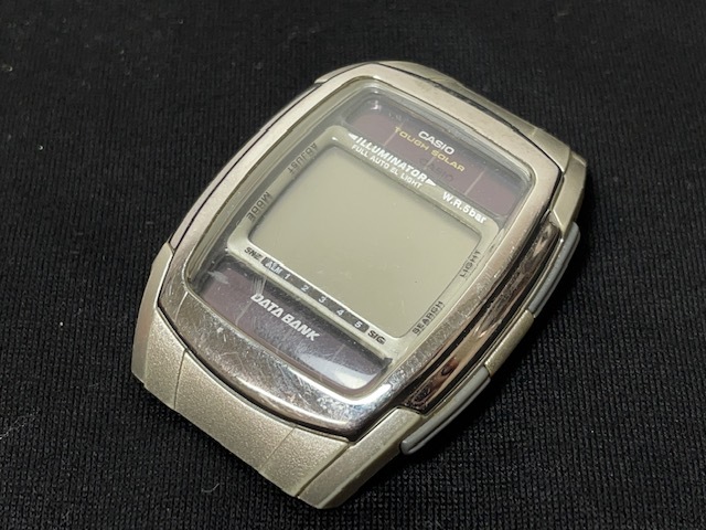 CASIO DB-E30 腕時計 ケースのみ 太陽電池 ソーラー式 カシオ DATE BANK_画像1