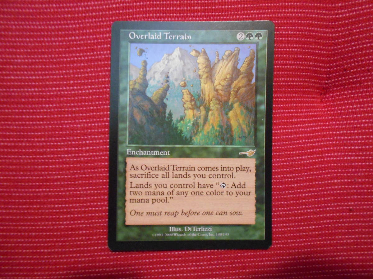 [Nemesis] MTG : Overlaid Terrain 英語版 黒枠_画像1