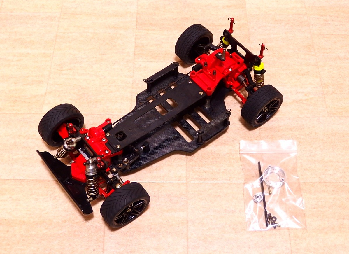 タミヤ TA01 FRP シャーシ オプション付 ラジコン Yahoo!オークション - タミヤ TA01 FRP ダブルデッキ シャーシ