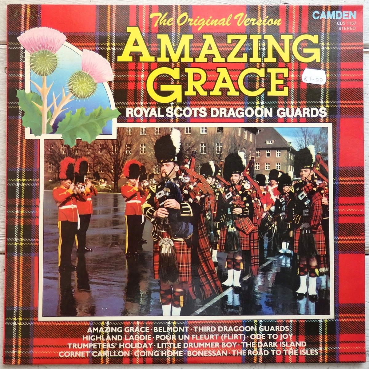 LP ROYAL SCOTS DRAGOON GUARDS AMAZING GRACE CDS-1157 britain record 