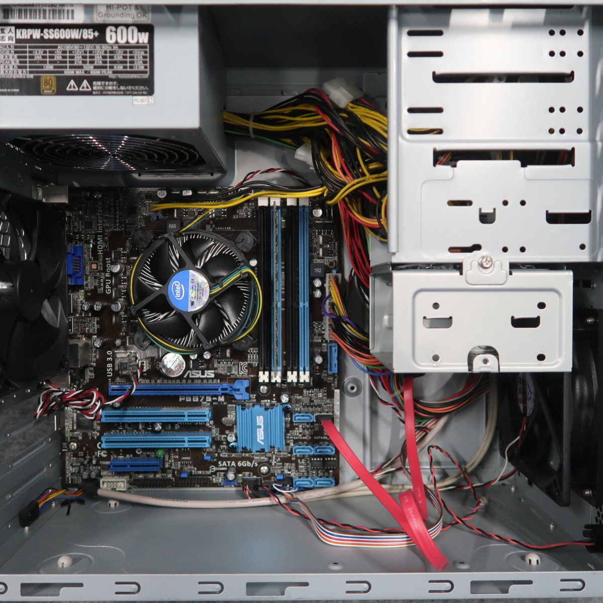 自作 Core i7-3770 3.4GHz 2GB ASUS P8B75-M ジャンク A51709_画像7