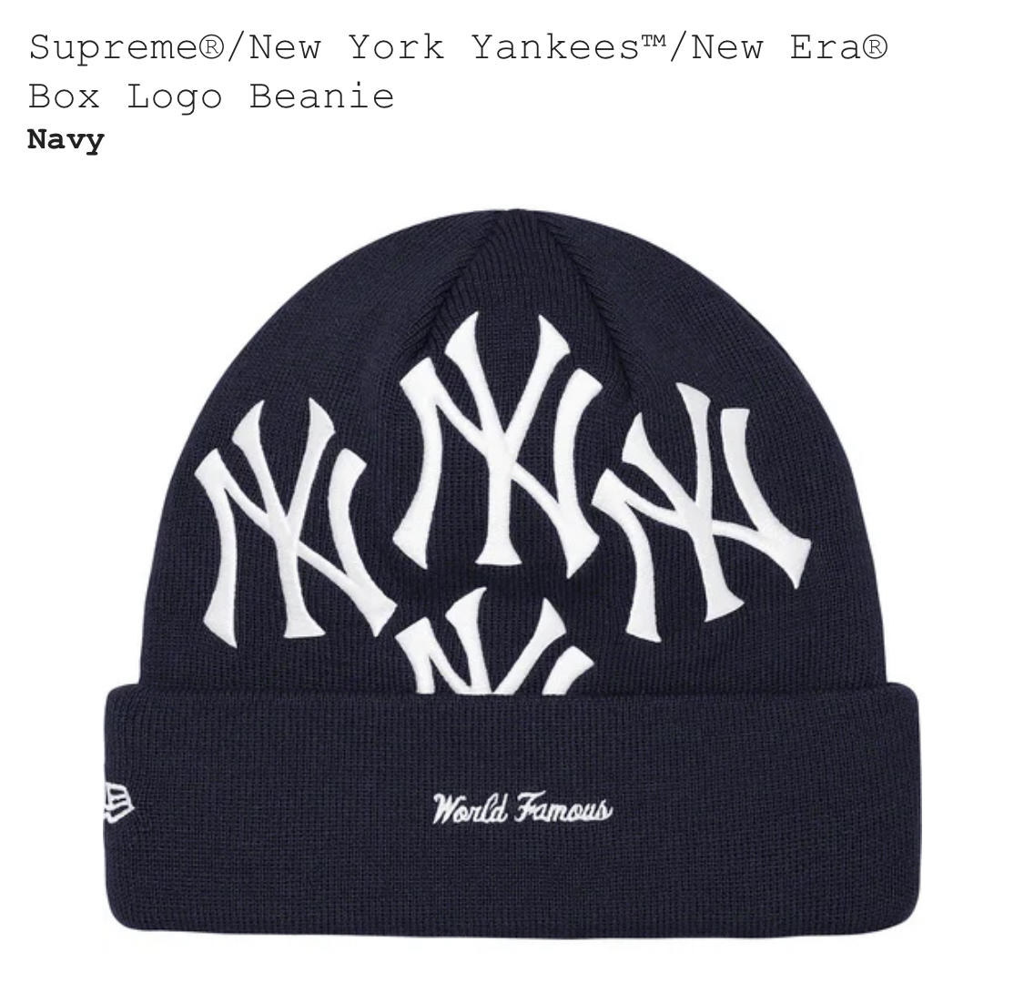 初売り ヤンキース Navyシュプリーム Beanie Logo Box Era New Yankees York New Supreme 新品国内正規21aw ニューエラ 紺 ビーニー ボックスロゴ その他帽子 Protegerevestimentos Com Br 初売り ヤンキース Navyシュプリーム Beanie Logo Box Era New Yankees York New Supreme 新品国内正規21aw ニューエラ 紺 ビーニー ボックスロゴ その他帽子 Protegerevestimentos Com Br