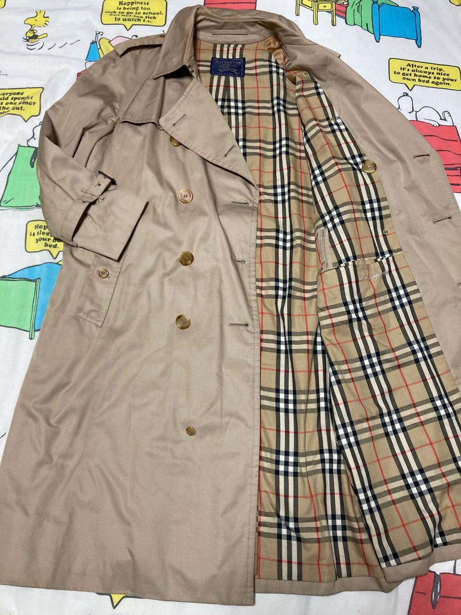 英国製 BURBERRY バーバリー ベージュ ノバチェック トレンチコート