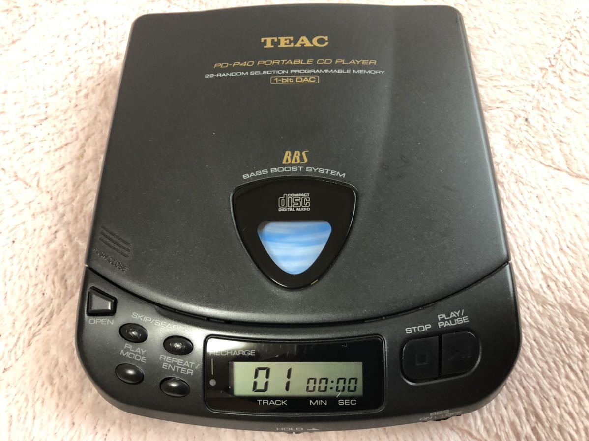 ヤフオク! - TEAC PDーP50ポータブルCDプレーヤー