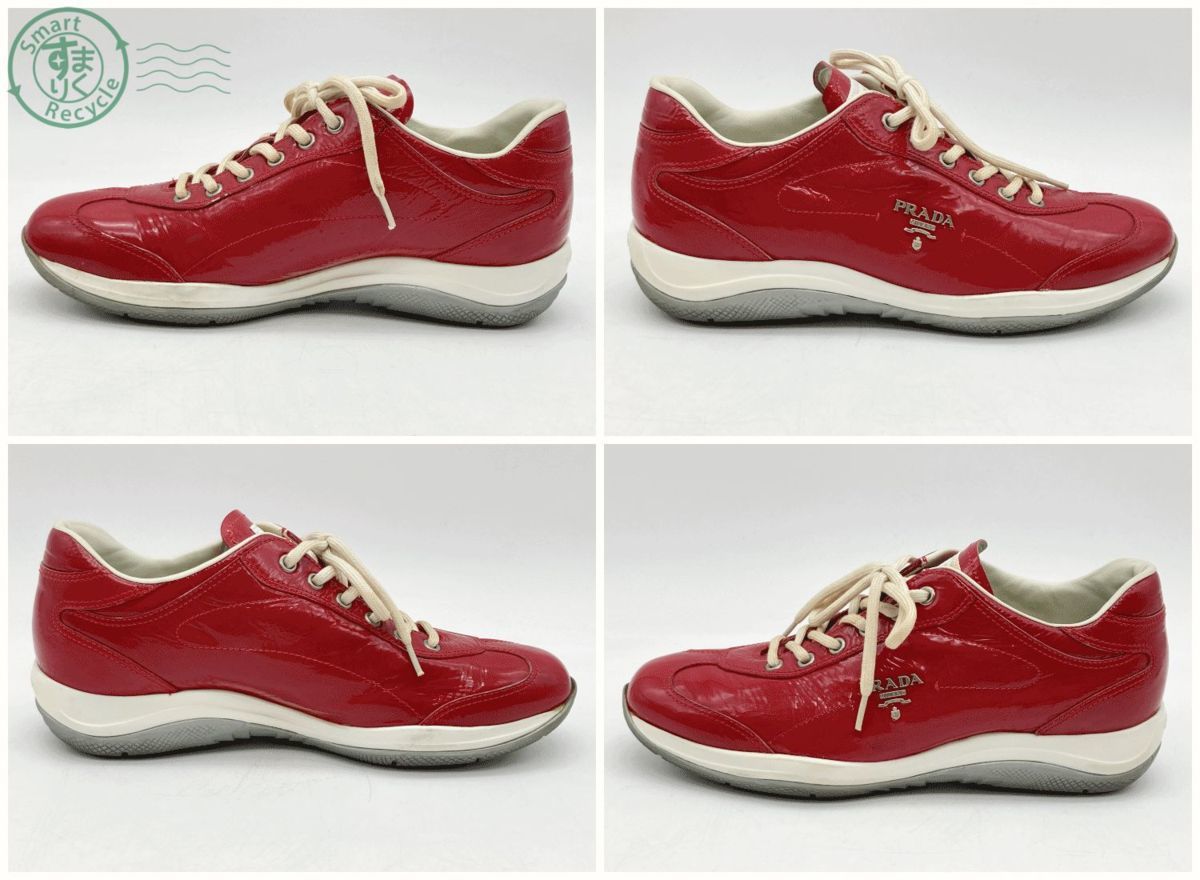 Prada プラダ スニーカー シューズ 靴 外履き エナメル レッド 赤 3e 38 1 2サイズ レディース ブランド Product Details Yahoo Auctions Japan Proxy Bidding And Shopping Service From Japan Prada プラダ スニーカー シューズ 靴 外履き エナメル レッド 赤 3e 38 1 2サイズ レディース ブランド Product Details Yahoo Auctions Japan Proxy Bidding And Shopping Service From Japan