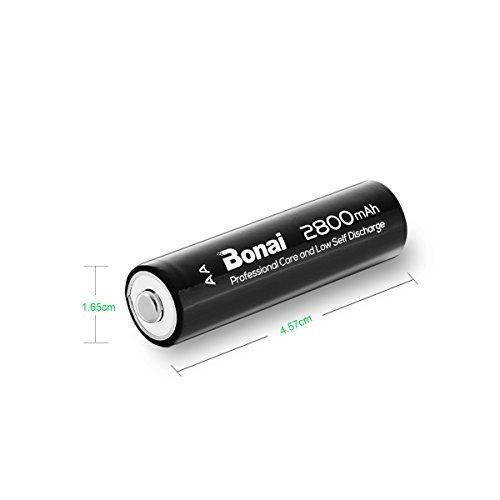 16個パック充電池 BONAI 単3形 充電池 充電式ニッケル水素電池 16個パック（超大容量2800mAh 約1200回使用可_画像5