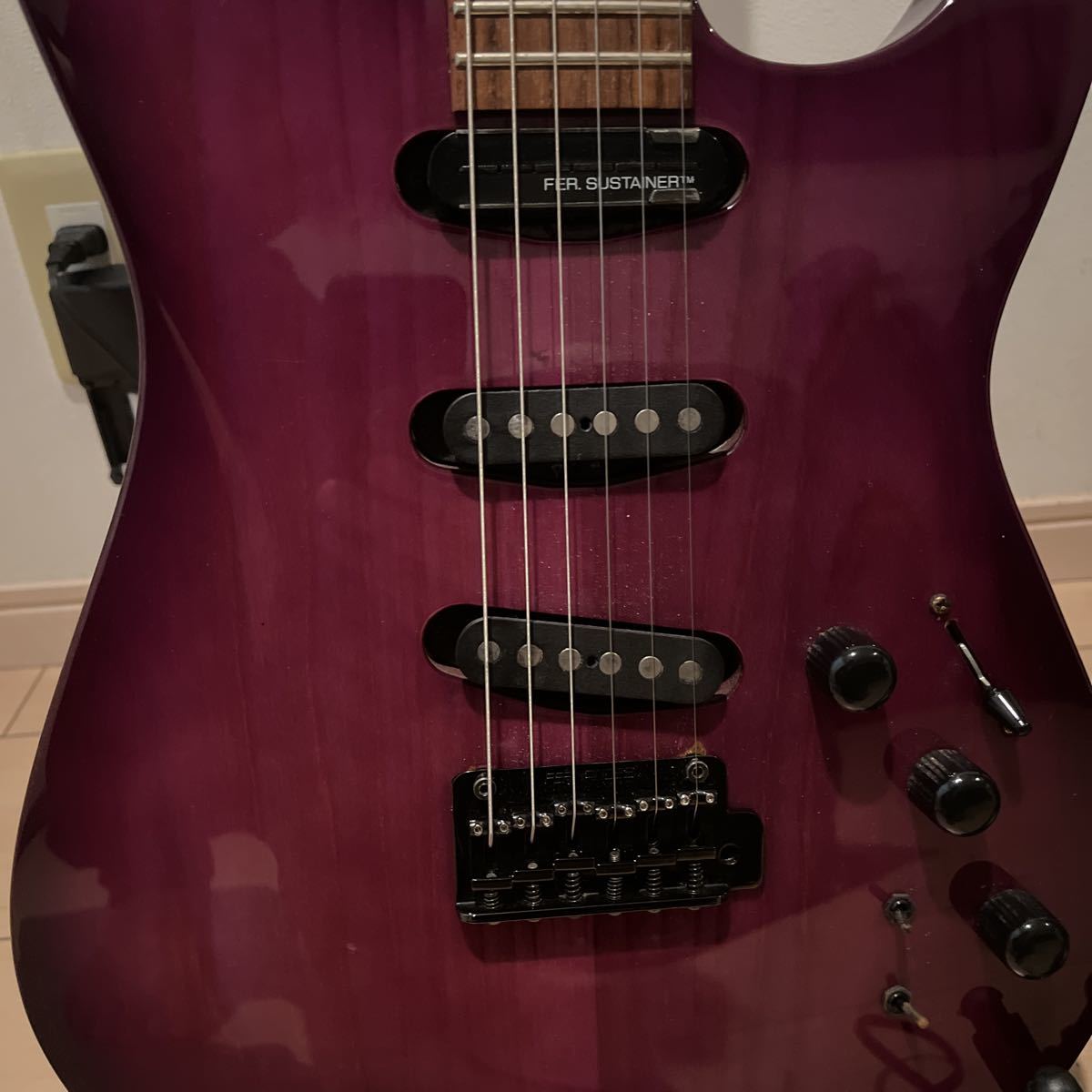 FERNANDES FR-75-3S サスティナー フェルナンデス 楽器、器材 FERNANDES FR-75-3S サスティナー フェルナンデス 楽器、器材