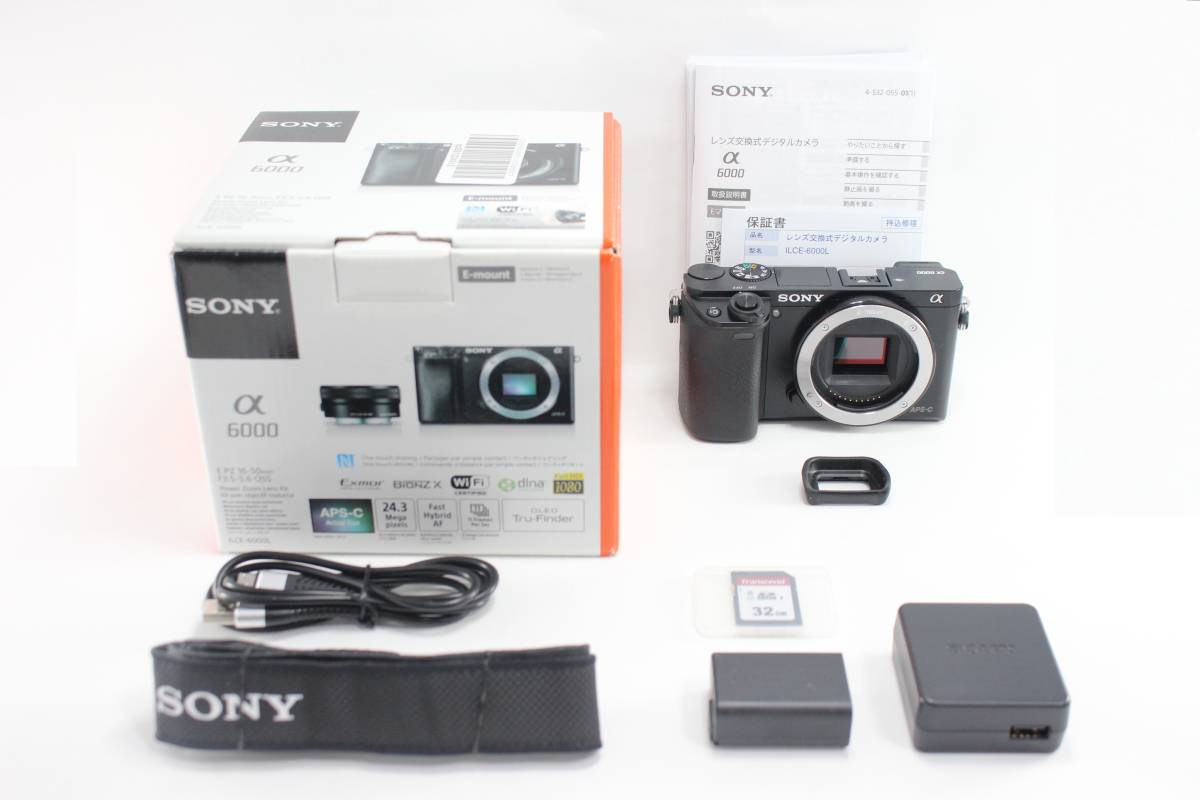 極上品◇SONY ソニー α6000 ILCE-6000 ボディ◇元箱付♪-01