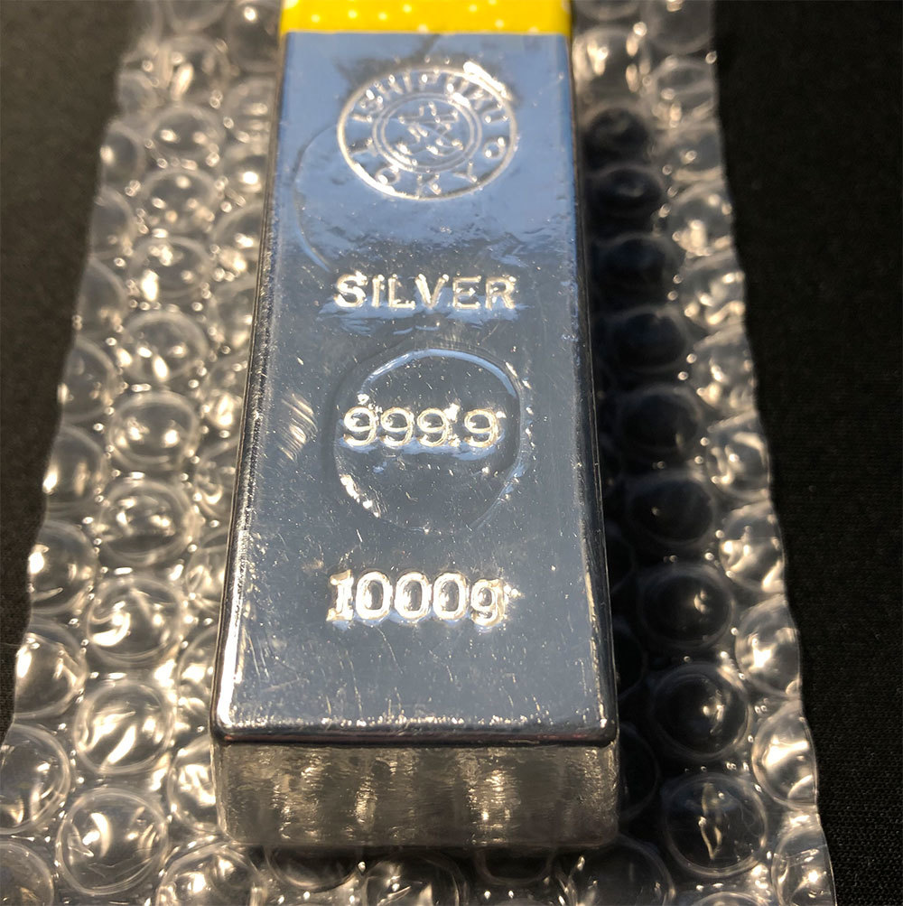 石福金属興業 銀 地金 1kg 999.9 / インゴット シルバー silver 