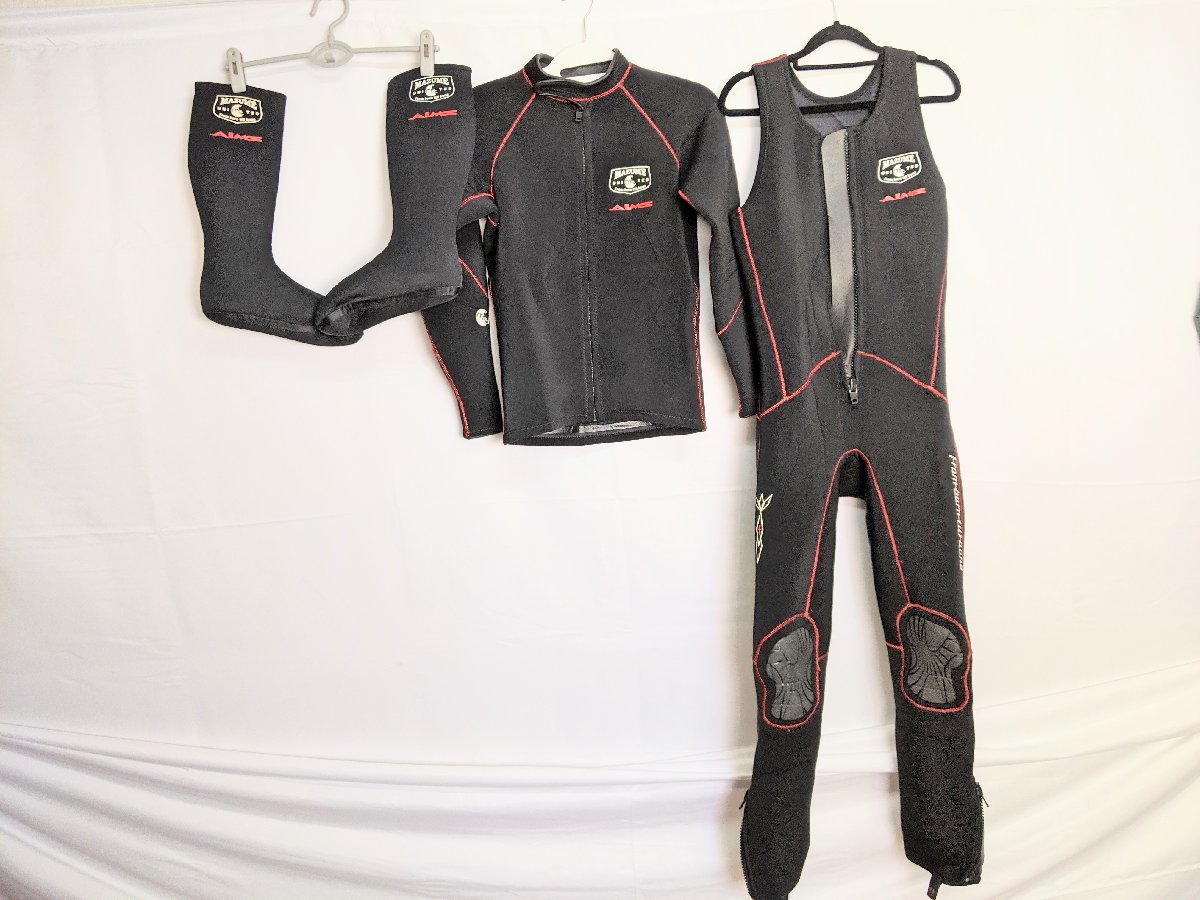 超特価お得 値下げ中‼︎ ウェットスーツ 3点セット mazume×AIMS