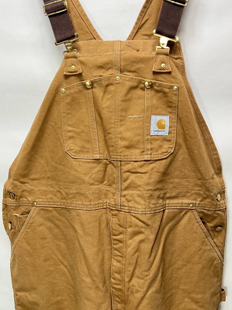 交換 正規 Carhartt 2000s キルティング中綿 オーバーオール サロペット メンズ,パンツ 特売ンストア