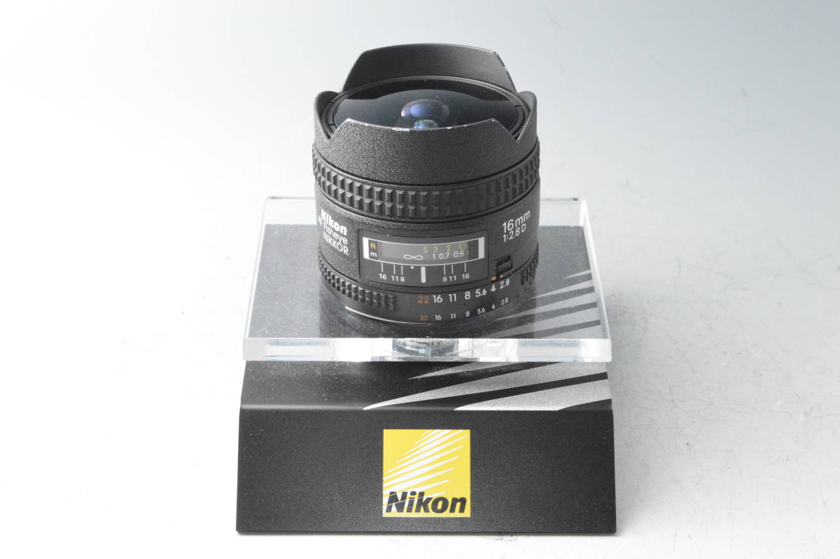 #6298 【外観美品】 Nikon ニコン 16mm F2.8D フィッシュアイレンズ Ai AF fisheye Nikkor フルサイズ対応_画像1