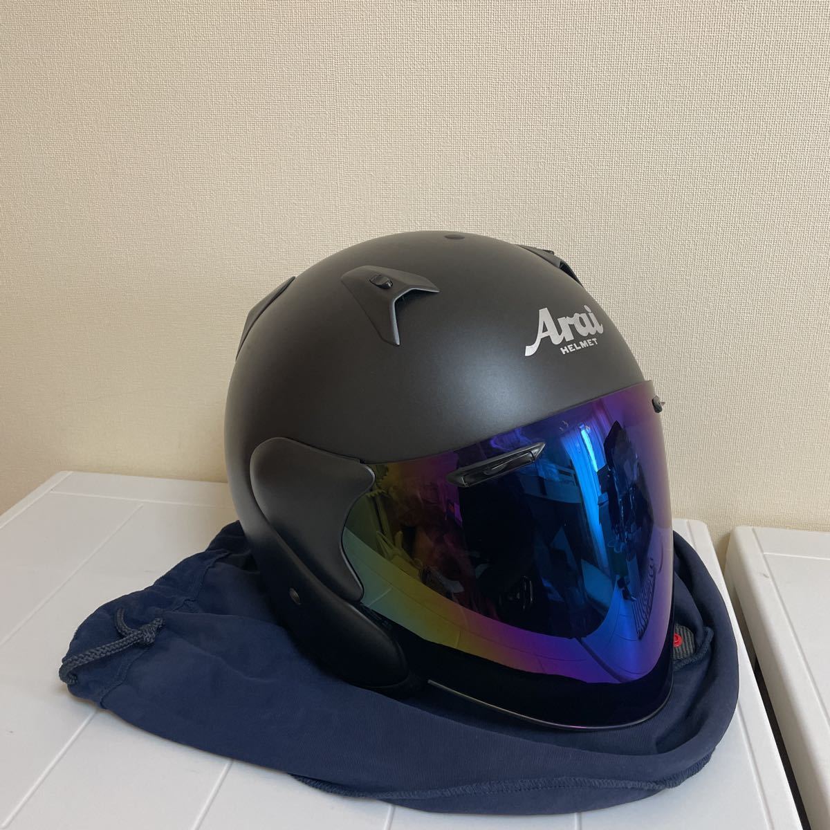 Arai アライ ジェットヘルメット SZ-G 20年製 XL フラットブラック 美