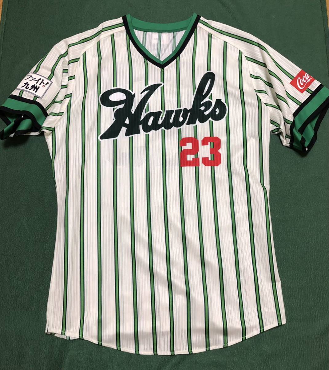  Fukuoka SoftBank Hawks castle place player 2017 year season actual use uniform southern sea Hawk s reissue 