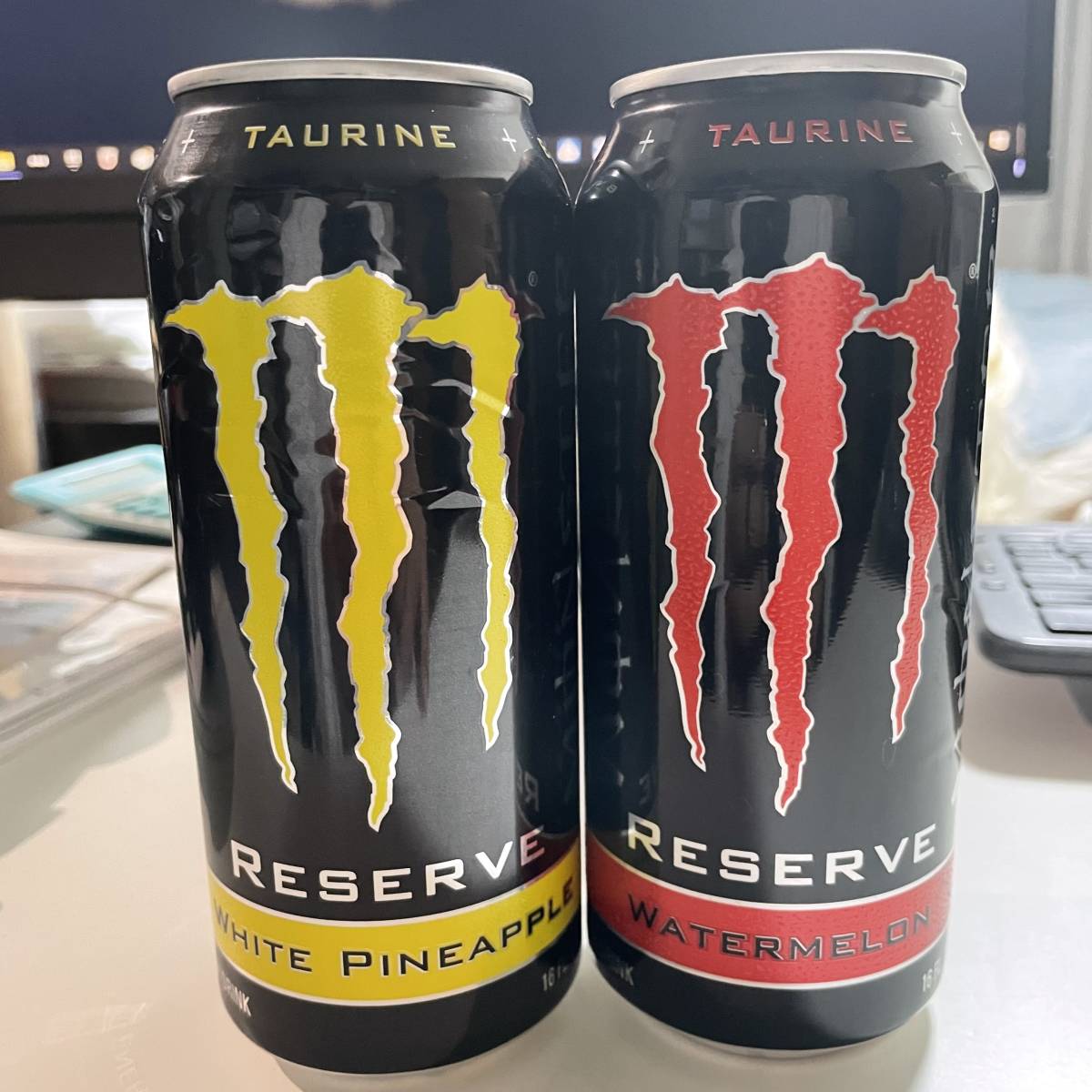 2本セット モンスター エナジー リザーブ ウォーターメロン ホワイトパイナップル MONSTER ENERGY RESERVE WHITE PINEAPPLE WATERMELON _画像1