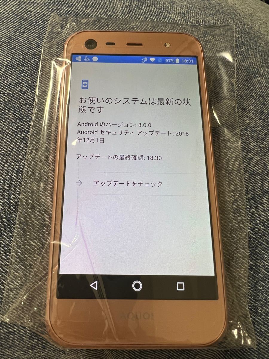 SHARP AQUOS SERIE mini SHV38 SIMフリー 通電済み 動作確認以外使用無し