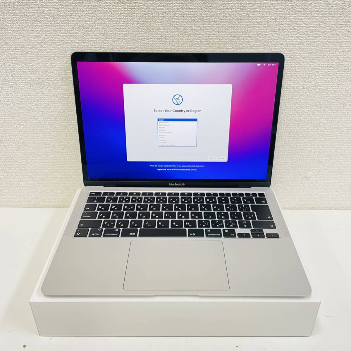 極美品 Apple MacBook Air 2020 13-inch M1 8GB 256GB SSD MGN93J/A
