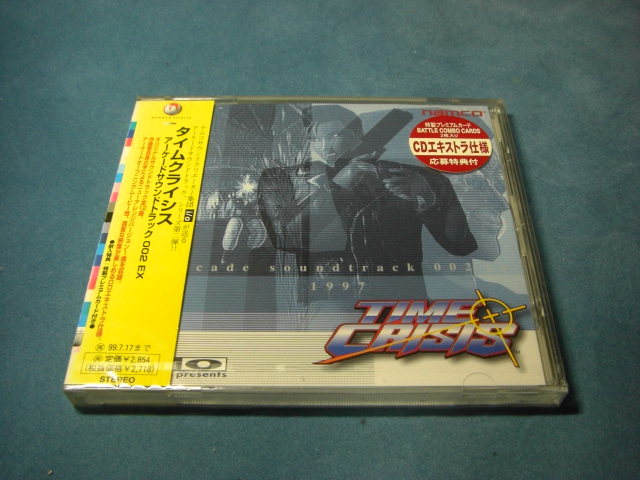【新品廃盤CD】 タイムクライシス アーケードサウンドトラックス 002 EX / TIME CRICIS ORIGINAL SOUND TRACK BGM サントラ