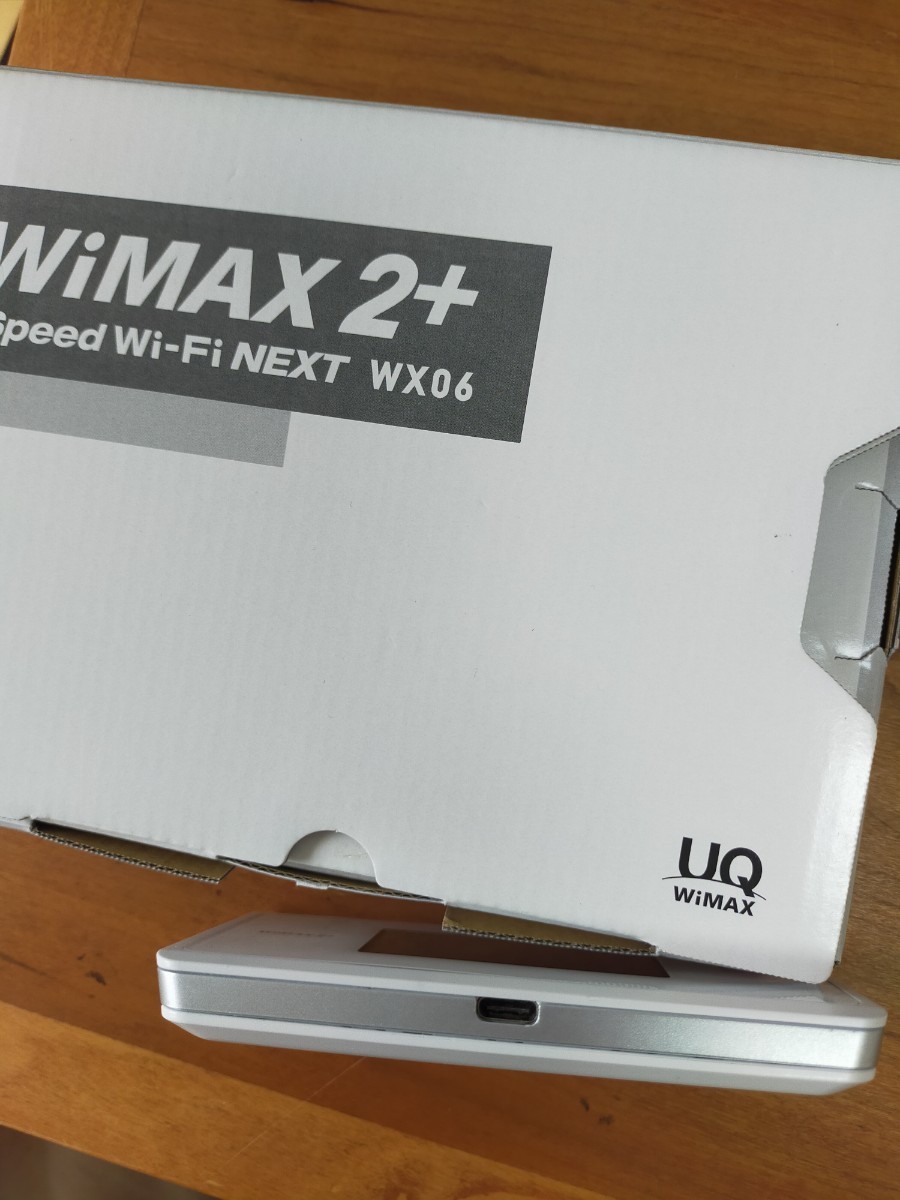 UQ WiMAX モバイルルーター Speed Wi-Fi NEXT WX06  (ホワイト)