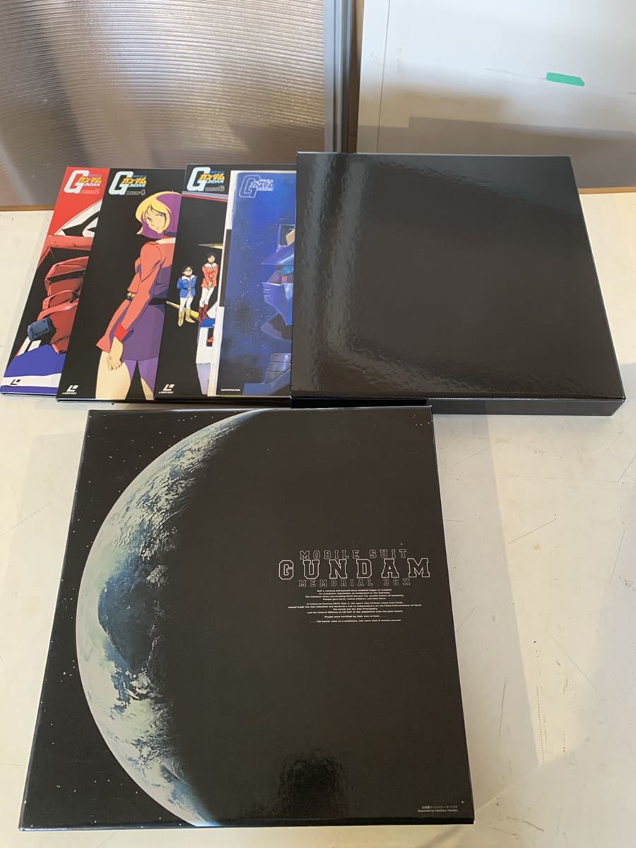  б/у товар лазерный диск Mobile Suit Gundam mo Bill костюм Gundam MEMORIAL BOX текущее состояние товар пояснительная записка обязательно чтение 