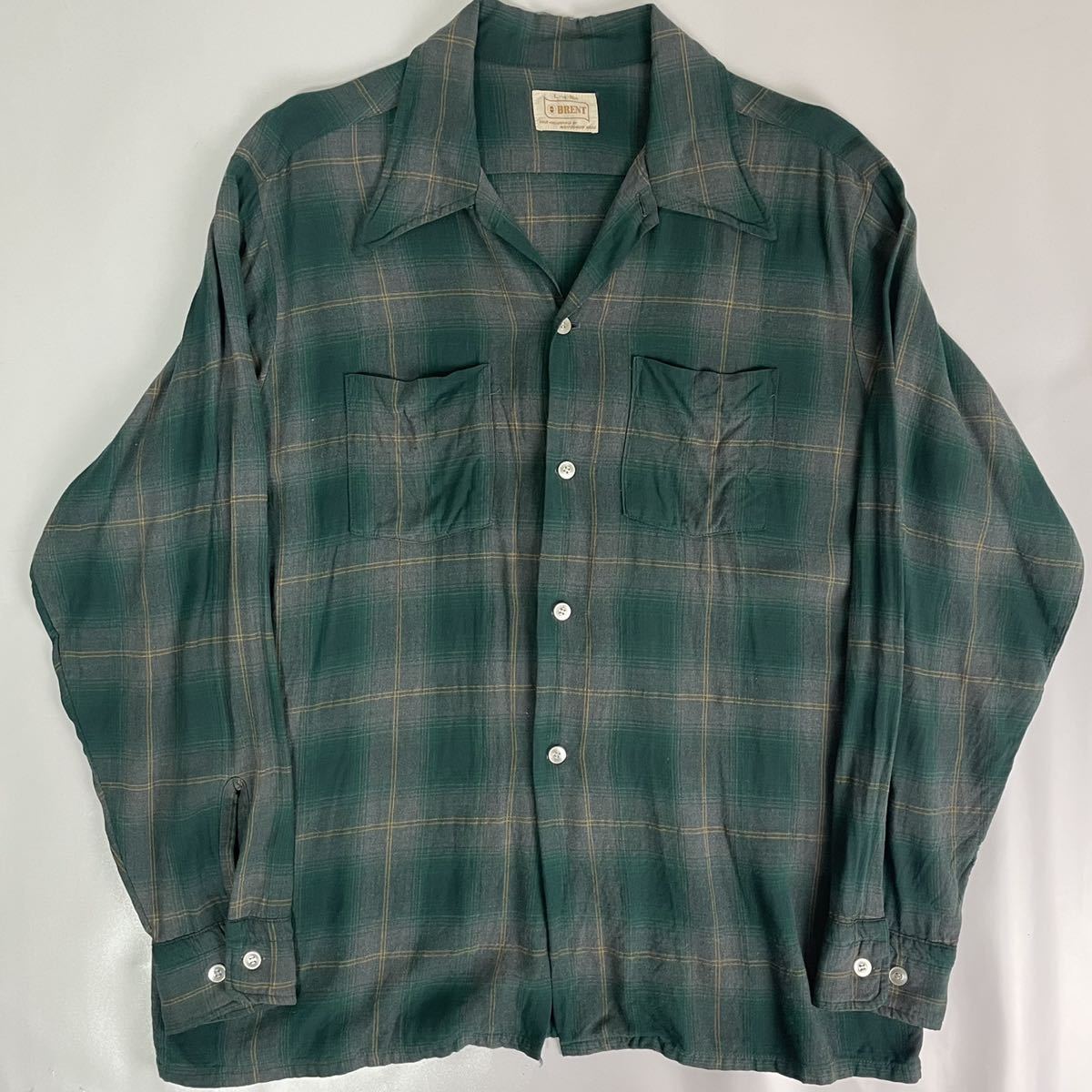 アウター ジャケット 60s Brent オンブレシャツ | metodoicm.com.br