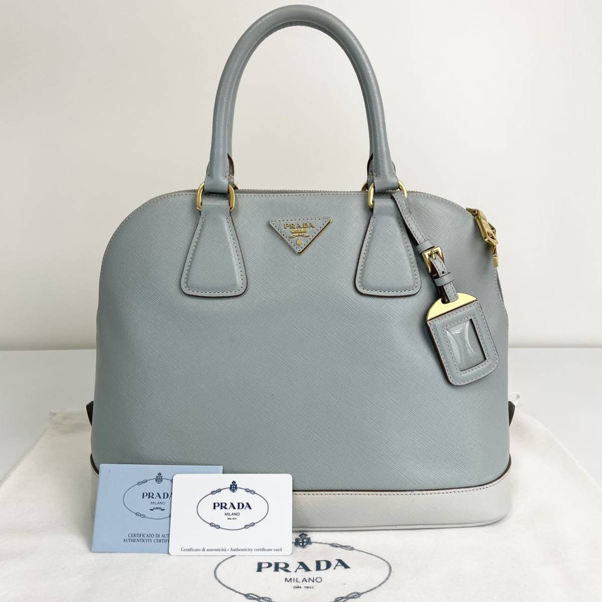 46%割引人気ブランドの PRADA ✨ガレリア ハンドバッグ サフィアーノ