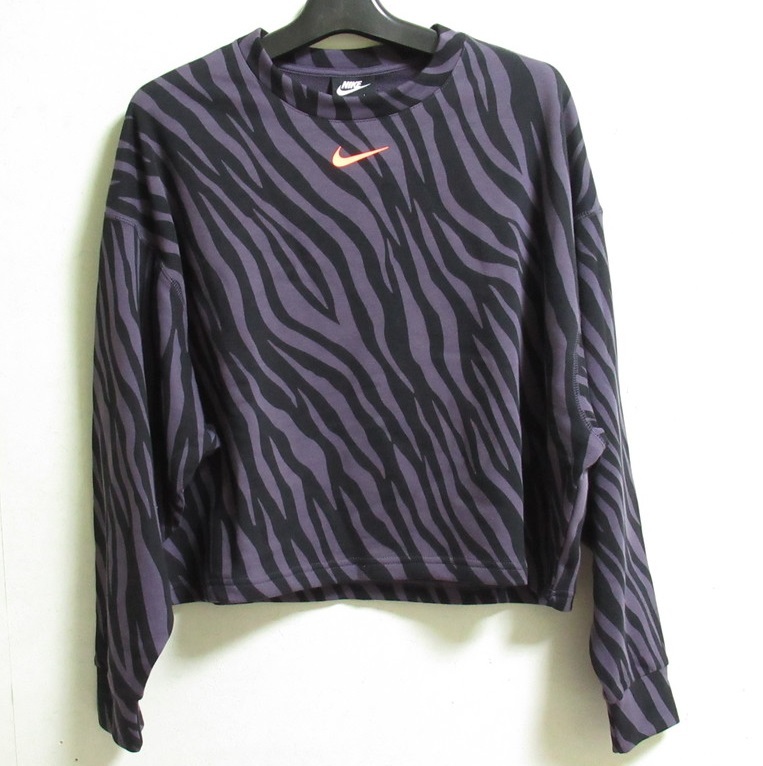 NIKE NSW Crew футболка Capri трико выставить фиолетовый Zebra M Nike тренировка леггинсы верх и низ в комплекте DC6899-573 DC5277-573