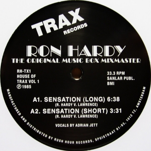 Ron Hardy Sensation 1985 год house музыка. ночь открытие ..!! TRAX